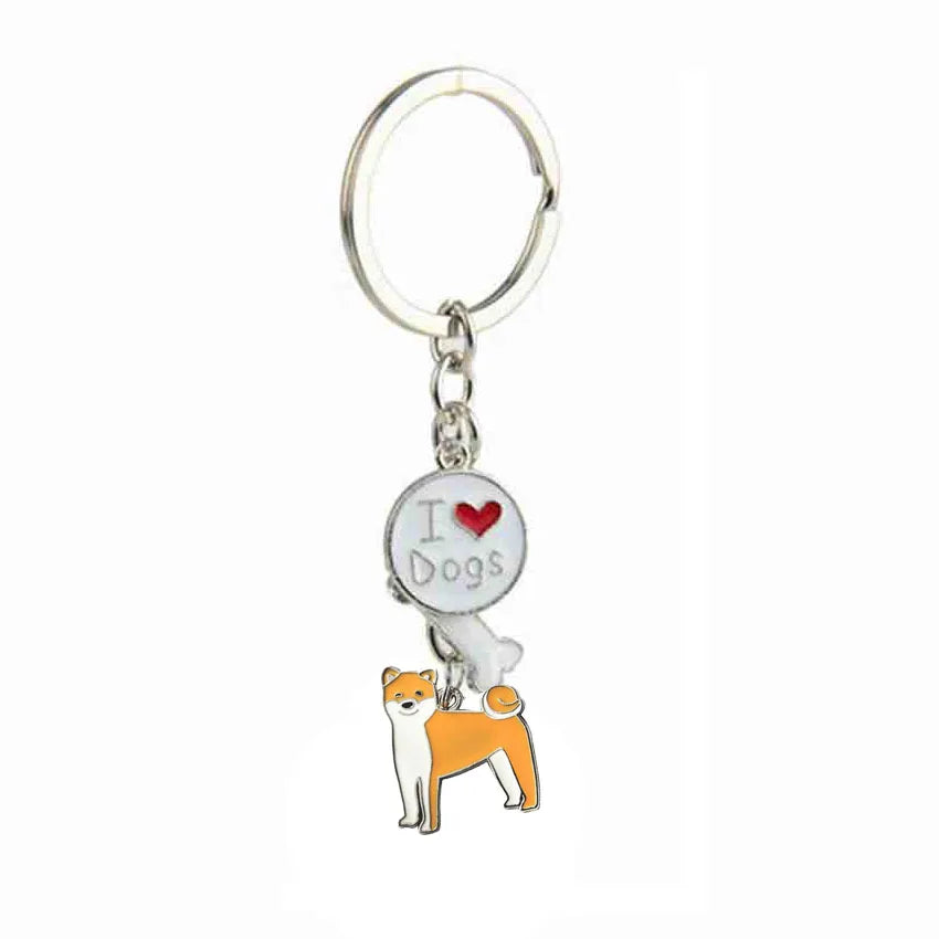 Jack Russell Terrier Key Chains For Women Men Alloy Metal Dog Pendant Key Ring Car Keychain Bag Charm Keyring gifts