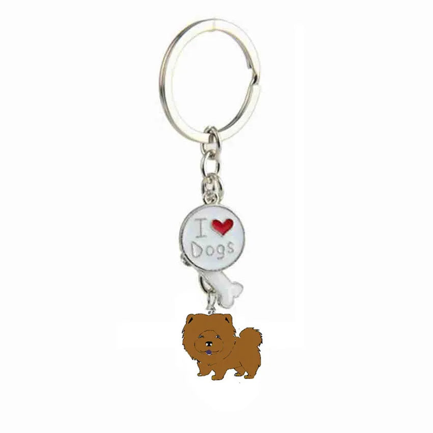 Jack Russell Terrier Key Chains For Women Men Alloy Metal Dog Pendant Key Ring Car Keychain Bag Charm Keyring gifts