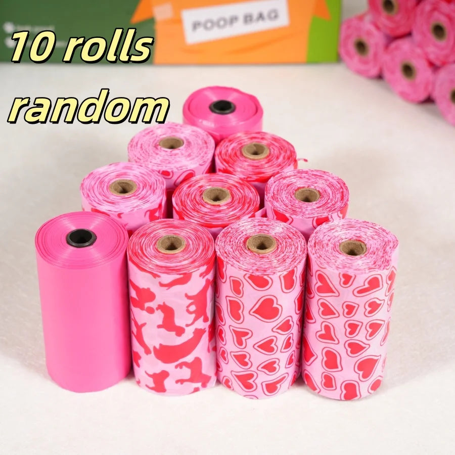 3/6/10/12 Rolls 180 Count Super Thick Dog Poop Bags,Leak-Proof Polyethylene Suitable For Cats & Dogs, Pet Cleaning Supplies