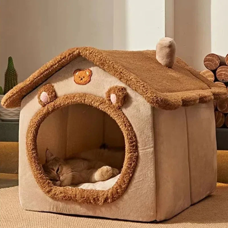 Casetta Pieghevole per Cani-Lavabile e Rimovibile