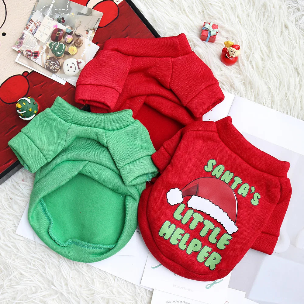 Cappottino Natalizio in Pile per Cani – Morbido, Caldo e Perfetto per l’Inverno