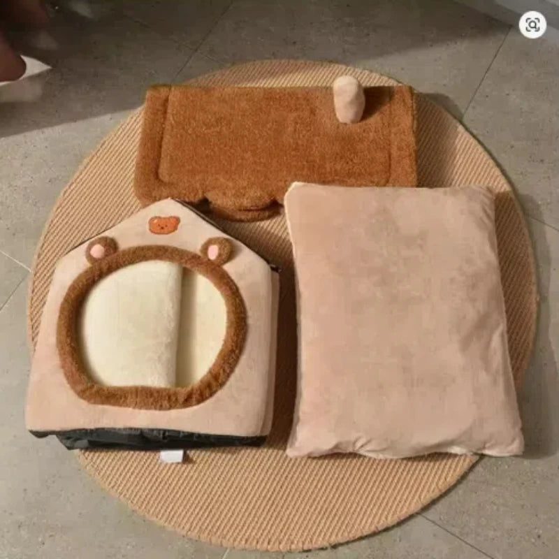 Casetta Pieghevole per Cani-Lavabile e Rimovibile