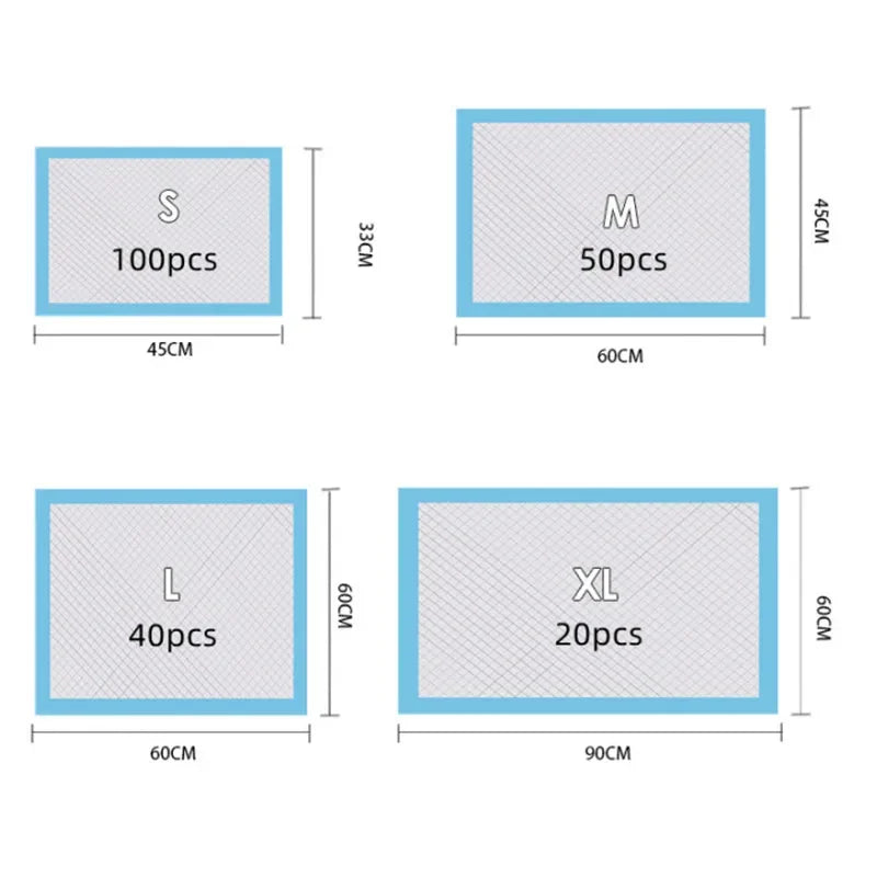 Traversine Assorbenti per Cani – Monouso, Traspiranti e Antiperdita 20/40/50/100