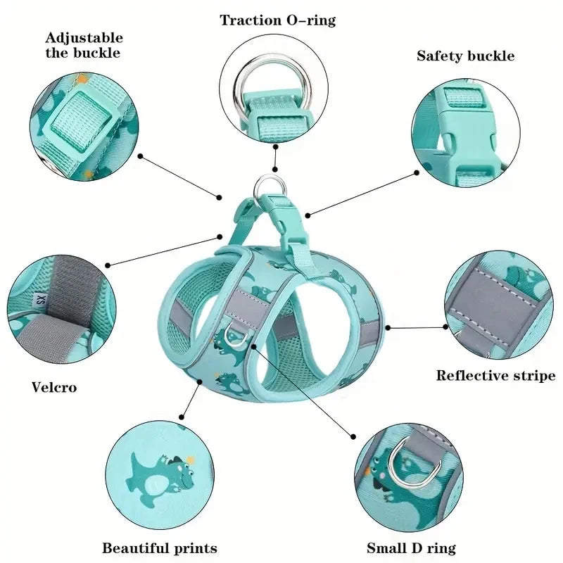 Pettorina Luminoso Riflettente per Cani