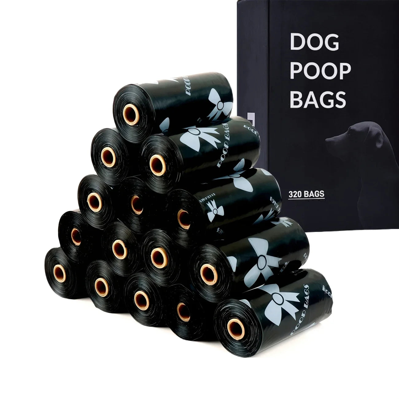 3/6/10/12 Rolls 180 Count Super Thick Dog Poop Bags,Leak-Proof Polyethylene Suitable For Cats & Dogs, Pet Cleaning Supplies