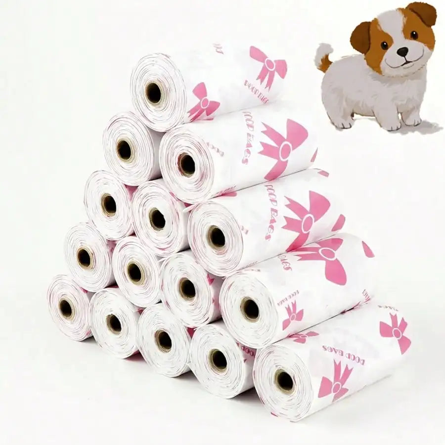 3/6/10/12 Rolls 180 Count Super Thick Dog Poop Bags,Leak-Proof Polyethylene Suitable For Cats & Dogs, Pet Cleaning Supplies